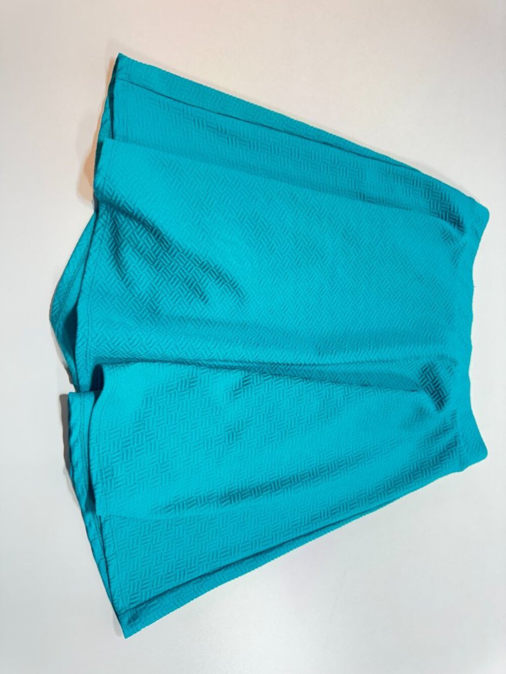 Streetwear Society Turquoise Textured Skater Skirt Size Medium - Picture 3 of 8
